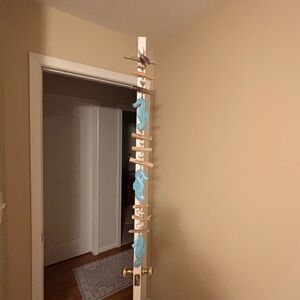 Blue and Natural Wooden Nautical Wall Hanging Decor